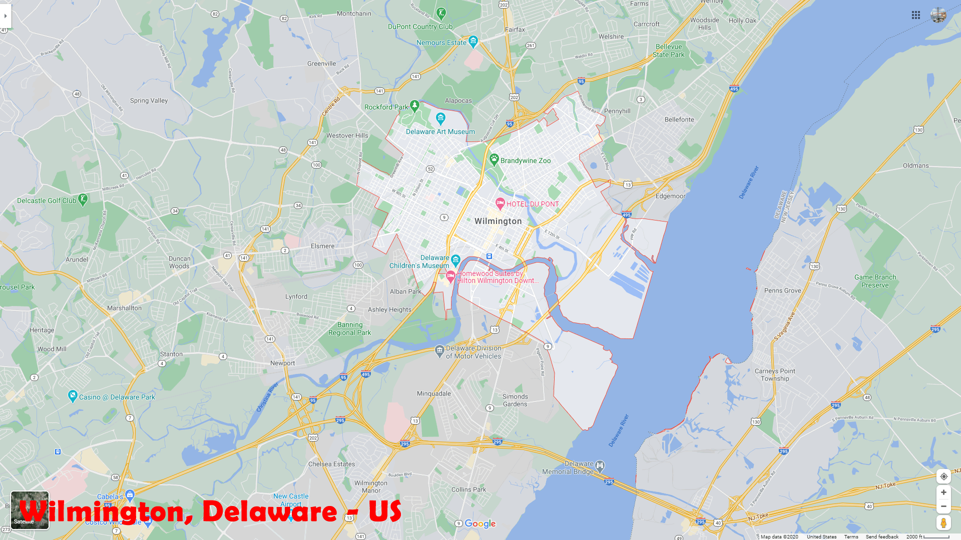 Wilmington map